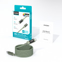 Kabel Choetech XCC-1068 PD 60W USB-C - USB-C s displejem 1,2 m - zelený