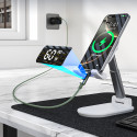 Kabel Choetech XCC-1068 PD 60W USB-C - USB-C s displejem 1,2 m - zelený