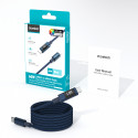 Kabel Choetech XCC-1068 PD 60W USB-C - USB-C s displejem 1,2 m - modrý