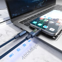 Kabel Choetech XCC-1068 PD 60W USB-C - USB-C s displejem 1,2 m - modrý