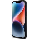 Pouzdro DKNY LEATHER MONO STRIPE pro iPhone 14 Pro Max - černé