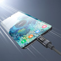 Kabel Choetech XCC-1068 PD 60W USB-C - USB-C s displejem 1,2 m - černý
