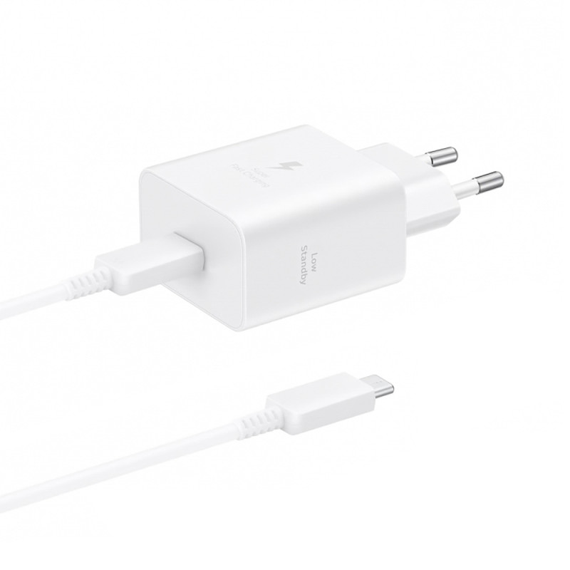 Nabíječka do sítě Samsung EP-T4511XBEGEU 45W 4,05A 1x USB-C + kabel USB-C - bílá