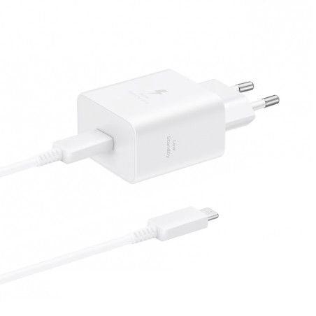 Nabíječka do sítě Samsung EP-T4511XBEGEU 45W 4,05A 1x USB-C + kabel USB-C - bílá