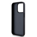 Pouzdro DKNY LEATHER MONO STRIPE pro iPhone 15 Pro - černé