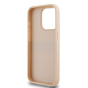 Pouzdro DKNY Leather Mono Stripe pro iPhone 15 Pro - růžová