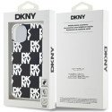 Kryt DKNY IML Checkered Mono Pattern iPhone 15 Plus / 14 Plus - black