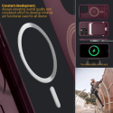 Kryt Caseology Parallax Mag MagSafe pro iPhone 15 Pro Max - vínový