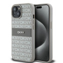 Pouzdro DKNY Leather Mono Stripe pro iPhone 15 Plus