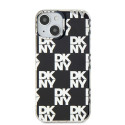 Kryt DKNY IML CHECKERED MONO pro iPhone 15/14/13 - černý
