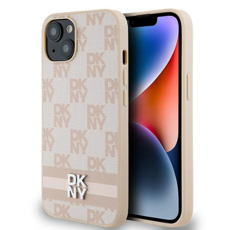 Kryt DKNY pro iPhone 15 / 14 / 13 - růžový