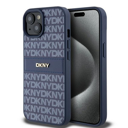 Pouzdro DKNY pro iPhone 15/14/13 – modré