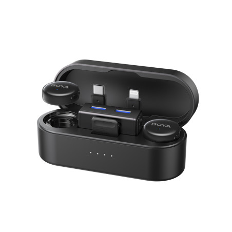 Mikrofony BOYA BOYALINK 3-02 bezdrátové 2,4GHz USB-C - černé