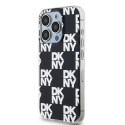 Kryt DKNY IML Checkered pro iPhone 15 Pro Max - černý