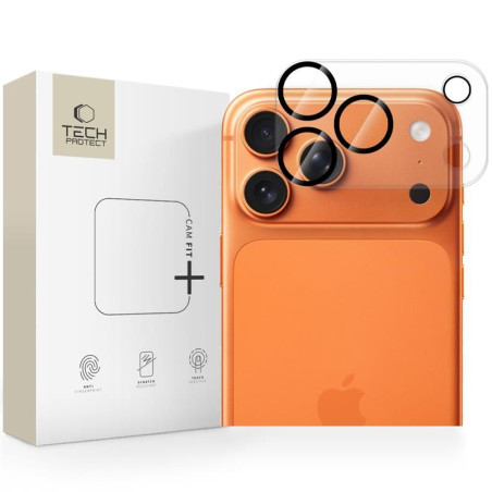 KRYT FOTOAPARÁTU TECH-PROTECT CAM FIT+ IPHONE 17 PRO ČIRÝ