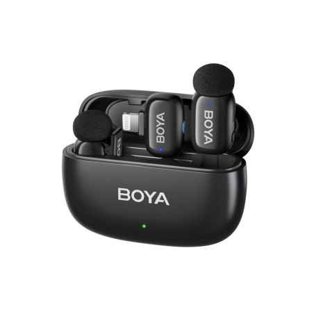 Mikrofony BOYA mini 2-01 bezdrátové 2,4GHz USB-C - černé