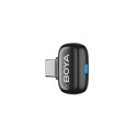 Mikrofony BOYA mini 2-01 bezdrátové 2,4GHz USB-C - černé