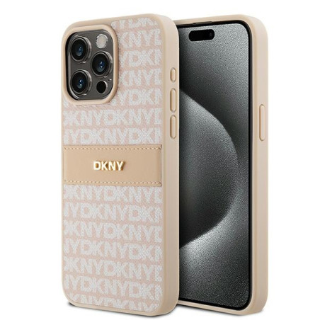 Pouzdro DKNY pro iPhone 15 Pro Max - růžové