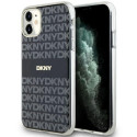 Kryt DKNY IML Mono & Stripe pro iPhone 11 / XR - černý