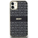 Kryt DKNY IML Mono & Stripe pro iPhone 11 / XR - černý