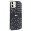 Kryt DKNY IML Mono & Stripe pro iPhone 11 / XR - černý
