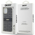 Kryt DKNY IML Mono & Stripe pro iPhone 11 / XR - černý