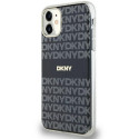 Kryt DKNY IML Mono & Stripe pro iPhone 11 / XR - černý