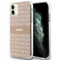 Kryt DKNY IML MagSafe pro iPhone 11/XR - růžová