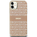 Kryt DKNY IML MagSafe pro iPhone 11/XR - růžová