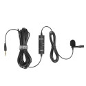 BOYA BY-M1S wired lavalier microphone - black