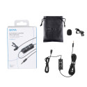BOYA BY-M1 Pro II Wired Lavalier Microphone - Black