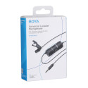 BOYA BY-M1 Pro II Wired Lavalier Microphone - Black