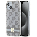 Kryt DKNY MagSafe IML pro iPhone 15/14/13 - beige