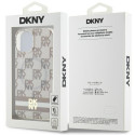 Kryt DKNY MagSafe IML pro iPhone 15/14/13 - beige