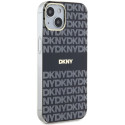 Kryt DKNY IML Mono & Stripe pro iPhone 15/14/13 - černý