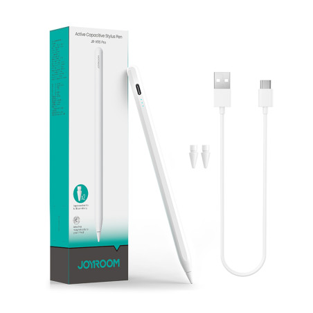 Stylus Joyroom JR-X9S Pro aktivní se 2 výměnnými hroty - bílý