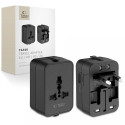 Adaptér Tech-Protect TA300 cestovní EU / UK / AU - černý