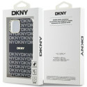Kryt DKNY IML Mono & Stripe pro iPhone 15/14/13 - černý