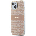 Kryt DKNY IML Mono & Stripe MagSafe pro iPhone 15/14/13 - pink
