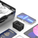 Adaptér Tech-Protect TA300 cestovní EU / UK / AU - černý