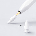 Stylus Joyroom JR-X9S Pro aktivní se 2 výměnnými hroty - bílý