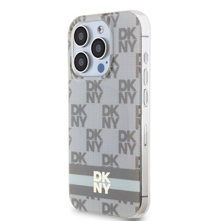 Kryt DKNY MagSafe IML pro iPhone 14 Pro Max - béžová