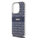 Kryt DKNY IML Mono & Stripe pro iPhone 15 Pro - modrý