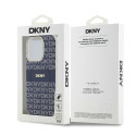 Kryt DKNY IML Mono & Stripe pro iPhone 15 Pro - modrý