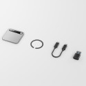BOYA Notra Voice Recorder with AI Transcription - Silver