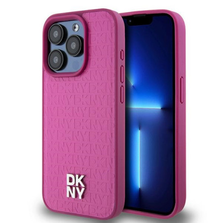 Kryt DKNY MagSafe pro iPhone 15 Pro – růžový