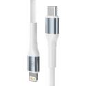 3mk Hyper Cable N-SERIES USB-C / Lightning 3m PD 3.0 9V/3A 27W - white