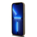 Kryt DKNY MagSafe Leather Monogram iPhone 15 Pro – hnědá