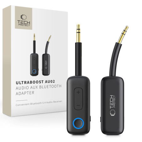 Adaptér Tech-Protect Ultraboost AU02 audio Bluetooth 5.4 - černý