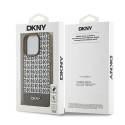 Kryt DKNY pro iPhone 15 Pro - hnědý, MagSafe